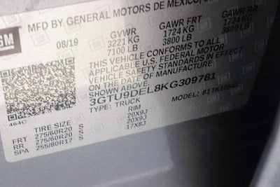 2019 GMC Sierra 1500 SLT